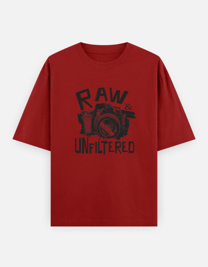 C-Labs Raw and Unfiltered Oversized Classic T-Shirt Red Front_1_c_10_f0a6a08b-0e13-4b3d-9d1b-87efef3958e7