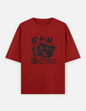 C-Labs Raw and Unfiltered Oversized Classic T-Shirt Red Front_1_c_10_f0a6a08b-0e13-4b3d-9d1b-87efef3958e7
