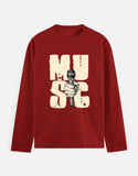 C-Labs Music Full Sleeve T-Shirt Red Front_1_c_10_f536b825-b65e-4706-8585-159f28ca7974