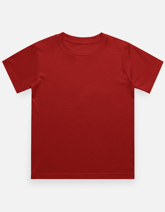 C-Labs C-Standard: Boy's T-Shirt (Dark) Boy Classic Crew T-Shirt Red Front_1_c_10_fc13d61d-1861-4950-8756-671308af2d16