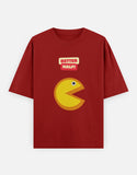 C-Labs Pacman Oversized Classic T-Shirt Red Front_1_c_10_fd0ab275-c9f7-4020-9c16-8d0267e754a7