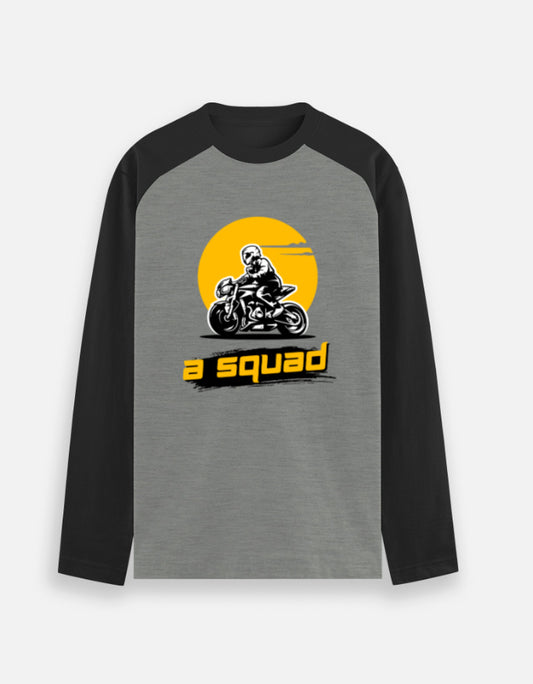 C-Labs A-Squad Raglan T-Shirt Black Charcoal Melange Front_1_c_11_22252b2f-530c-4f05-bf49-1184ddcdc70d