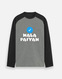 C-Labs Verified Nala Paiyan Raglan T-Shirt Black Charcoal Melange Front_1_c_11_51f79a4f-1854-4c8e-b080-15d0834e8a16