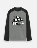 C-Labs Gaming Mode On Raglan T-Shirt Black Charcoal Melange Front_1_c_11_b66e3bc4-7515-43c5-8bb8-0b9b93b537bd