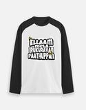 C-Labs Ellaam Mela Irukuravan Paathuppan Raglan T-Shirt Black White Front_1_c_16_1acf4056-e337-4847-ae89-51b83bd4e818