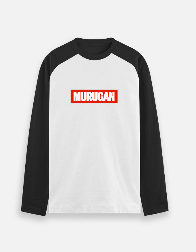 C-Labs Murugan Raglan T-Shirt Black White Front_1_c_16_fd8a726d-988b-4794-be91-352c7384a837