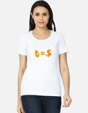 C-Labs Time Is Money Women's Classic T-Shirt White Front_1_c_1_214b775f-ad43-4589-a93a-d8b32e7ae88f