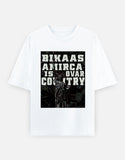 C-Labs Bikaas Amirca Is Ovar Country Oversized Classic T-Shirt White Front_1_c_1_278c5085-681d-456d-b097-15f32d50d09f