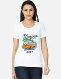 C-Labs Marina Beach polama Women's Classic T-Shirt White Front_1_c_1_2e9d9788-b008-4ff2-87b8-7e60e46ef48d