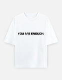 C-Labs You Are Enough Oversized Classic T-Shirt White Front_1_c_1_2ec9f8e2-727d-4f04-b83b-279335482cbc