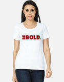 C-Labs Be Bold Women's Classic T-Shirt White Front_1_c_1_3fa33214-31cc-48c0-85b0-724334fee7fd