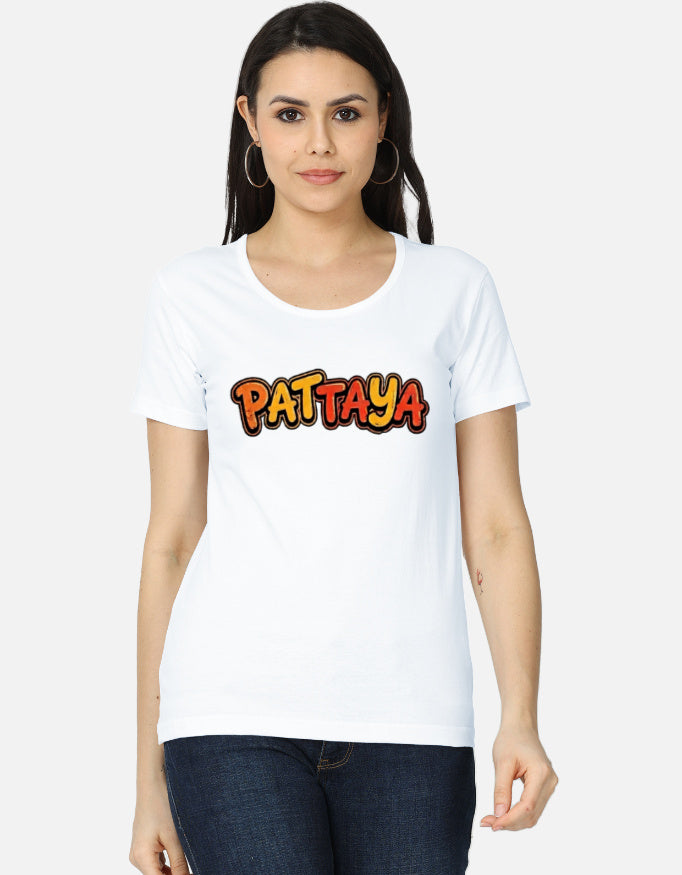 C-Labs Pattaya Women's Classic T-Shirt White Front_1_c_1_4abd5625-78af-4d87-816a-469301122059
