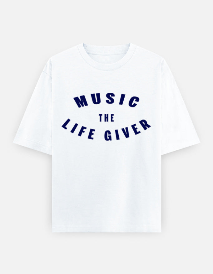 C-Labs Music The Life Giver Oversized Classic T-Shirt White Front_1_c_1_4e8f4571-e1a2-4115-9774-8304feeda258