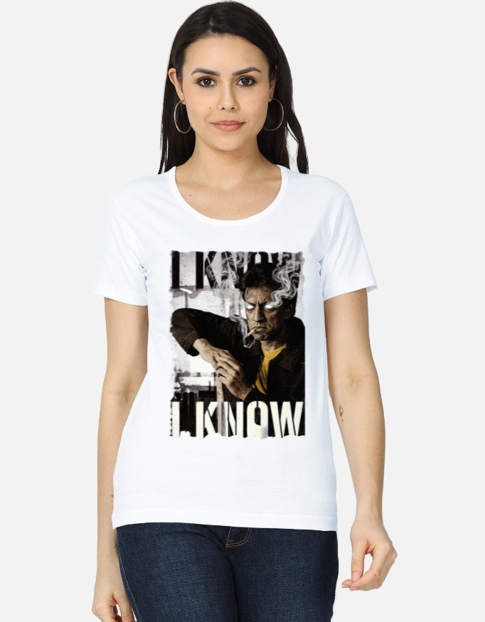 C-Labs I Know I Know Women's Classic T-Shirt White Front_1_c_1_552a0d7f-2522-4a1d-af8a-7e28bcb4564a