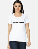 C-Labs You Are Enough Women's Classic T-Shirt White Front_1_c_1_58e8b97b-b83e-40d0-8c75-f6927cdaa9e3