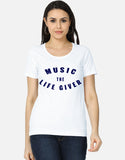 C-Labs Music The Life Giver Women's Classic T-Shirt White Front_1_c_1_867d0813-e66a-49f0-a577-90200893b47e