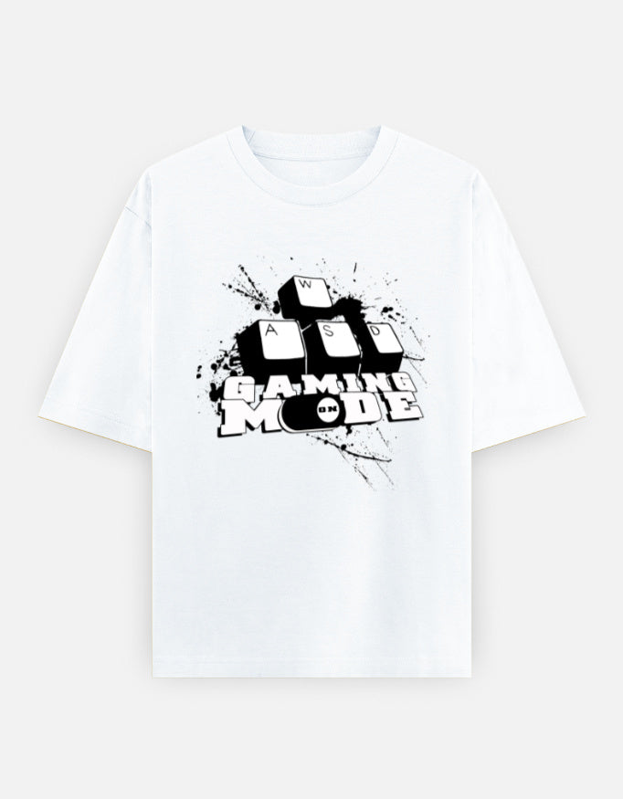 C-Labs Gaming Mode On Oversized Classic T-Shirt White Front_1_c_1_9aa3b433-ed3b-4b7b-8eb2-7dd0436efcc0