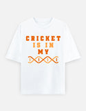 C-Labs Cricket is in my DNA Oversized Classic T-Shirt White Front_1_c_1_9f67d5b2-8fe0-4f48-8f57-5607fb7ffae1
