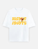 C-Labs Allergic To Idiots Oversized Classic T-Shirt White Front_1_c_1_ac9e035d-4f18-415d-9dc9-8d0f6efb3cf4