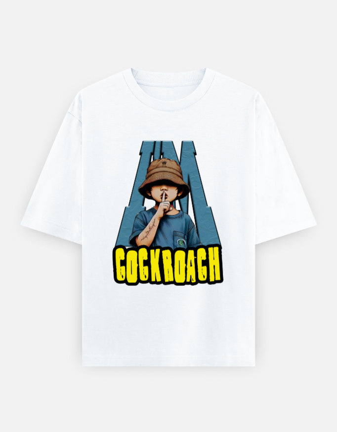 C-Labs I'm Cockroach Oversized Classic T-Shirt White Front_1_c_1_af03646a-c6d3-4aa9-83ad-1fa666fbb6dd