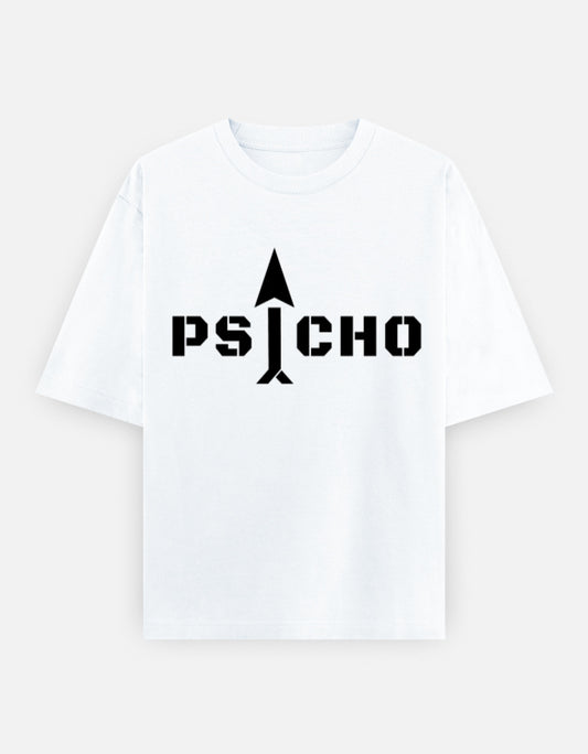 C-Labs PSYCHO Oversized Classic T-Shirt White Front_1_c_1_ca3e441a-10aa-4508-92c7-27ff974ad863