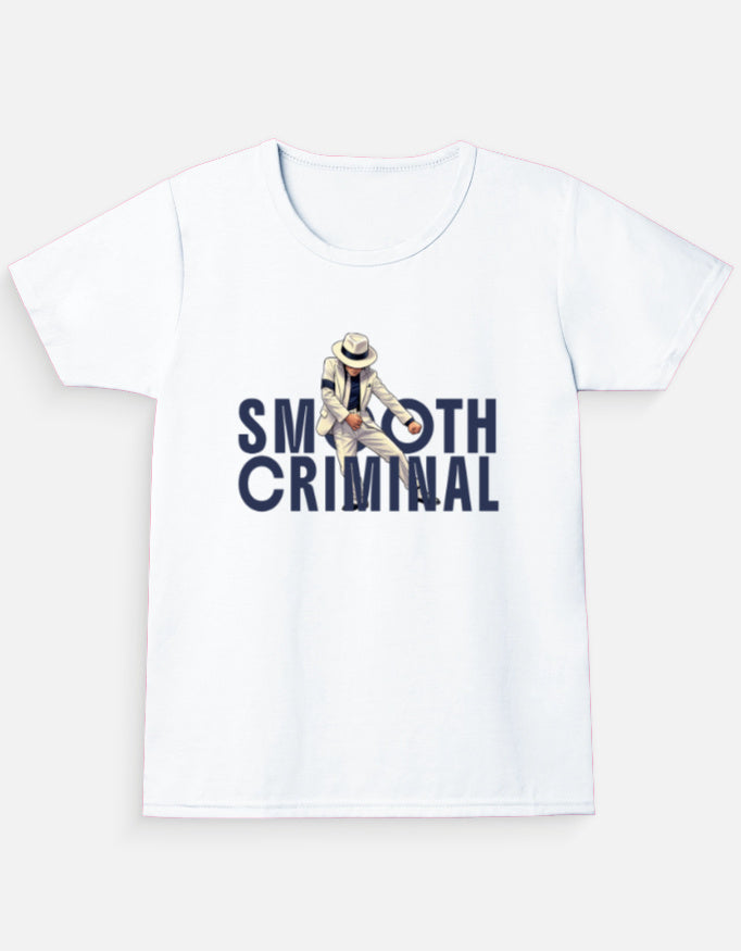 C-Labs Smooth Criminal Girl Classic Crew T-Shirt White Front_1_c_1_d167a6f1-9bb7-4b92-abba-9a393cc20674