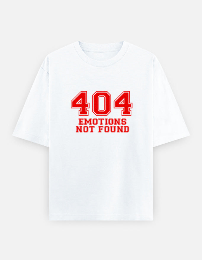 C-Labs 404 Emotions not found Oversized Classic T-Shirt White Front_1_c_1_dc32fd35-6834-4c16-a75f-32f53015e44a