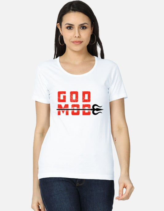 C-Labs Karuppu. God Mode. Women's Classic T-Shirt White Front_1_c_1_fcdfc4f7-bdd2-4c1d-bcac-25c4784bd221