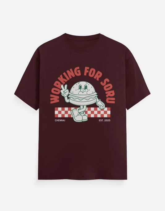 C-Labs Working For Soru Classic Crew T-Shirt Maroon Front_1_c_25_04e56762-7b16-43b1-bd31-27aa3bd0df3a