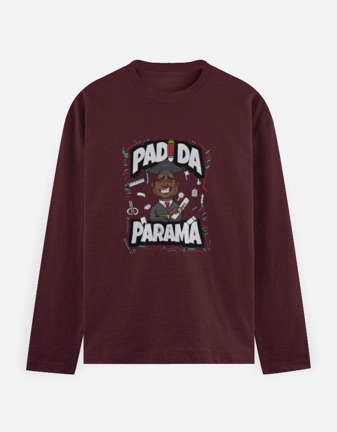 C-Labs Padi da parama Full Sleeve T-Shirt Maroon Front_1_c_25_0569d5eb-7a86-4257-becd-7c838e3d92ae