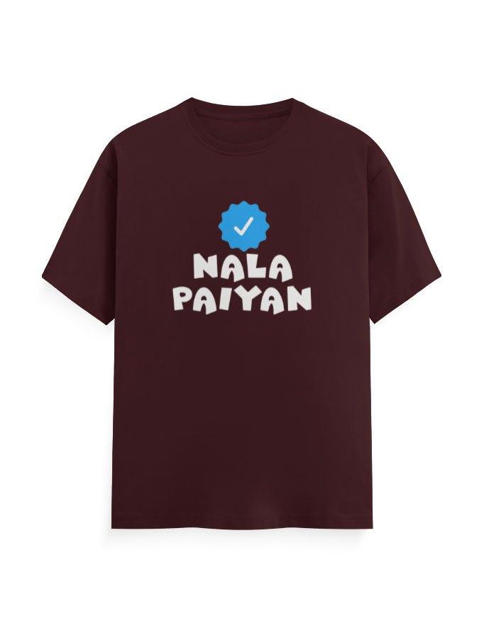C-Labs Nala Paiyan Classic Crew T-Shirt Maroon Front_1_c_25