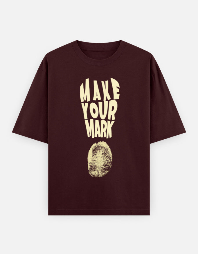 C-Labs Make Your Mark Oversized Classic T-Shirt Maroon Front_1_c_25_12efcc45-b786-4290-a76b-a0934d5668bc