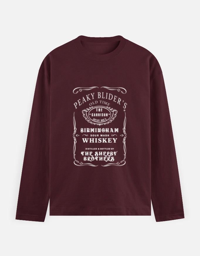 C-Labs Peaky Blinders Full Sleeve T-Shirt Maroon Front_1_c_25_15f94f94-b3a3-4bb0-a1ae-592dd76947d1