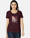C-Labs Cute Girl Women's Classic T-Shirt Maroon Front_1_c_25_17797d88-3636-4ee5-b489-cdf8db59db0a