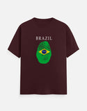 C-Labs Brazil Classic Crew T-Shirt Maroon Front_1_c_25_1ad88d66-0c3d-4610-b469-c30703a17fc0