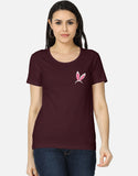C-Labs Bunny Ears Women's Classic T-Shirt Maroon Front_1_c_25_1d71d63b-e4cb-47dc-a57d-eb3087e665c4