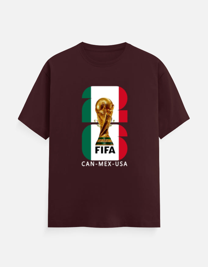 C-Labs Mexico 26 Classic Crew T-Shirt Maroon Front_1_c_25_2584449d-7510-4537-a7f6-86f342507e01