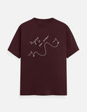 C-Labs Progress is non linear Classic Crew T-Shirt Maroon Front_1_c_25_295ce9d1-21d7-427a-b9f6-c91008936774