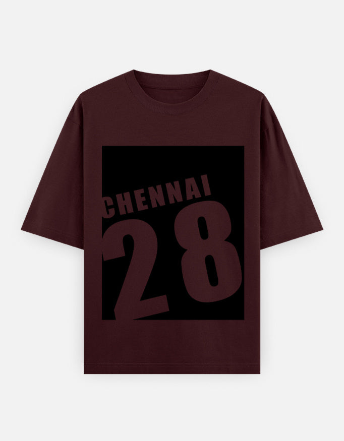 C-Labs Chennai 28 Oversized Classic T-Shirt Maroon Front_1_c_25_342b8210-adf5-47f8-b108-484d6bb88452