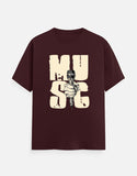 C-Labs Music Classic Crew T-Shirt Maroon Front_1_c_25_3b20aeb0-b4d6-471f-9311-d0c18c14000b