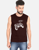 C-Labs Let's Play Sleeveless T-Shirt Maroon Front_1_c_25_3d71e183-d390-409c-90b0-a4e2c8aae031