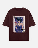 C-Labs Queen Spade Oversized Classic T-Shirt Maroon Front_1_c_25_3f105693-faae-47b4-b645-475c377a01c6