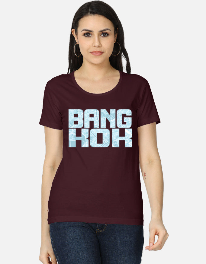 C-Labs Bangkok Women's Classic T-Shirt Maroon Front_1_c_25_440b6736-cf1a-4a55-9542-fe09cd60f029