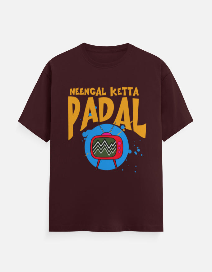 C-Labs Neengal Ketta Padal Classic Crew T-Shirt Maroon Front_1_c_25_4656093f-aefc-4f39-81d4-18417fe57151