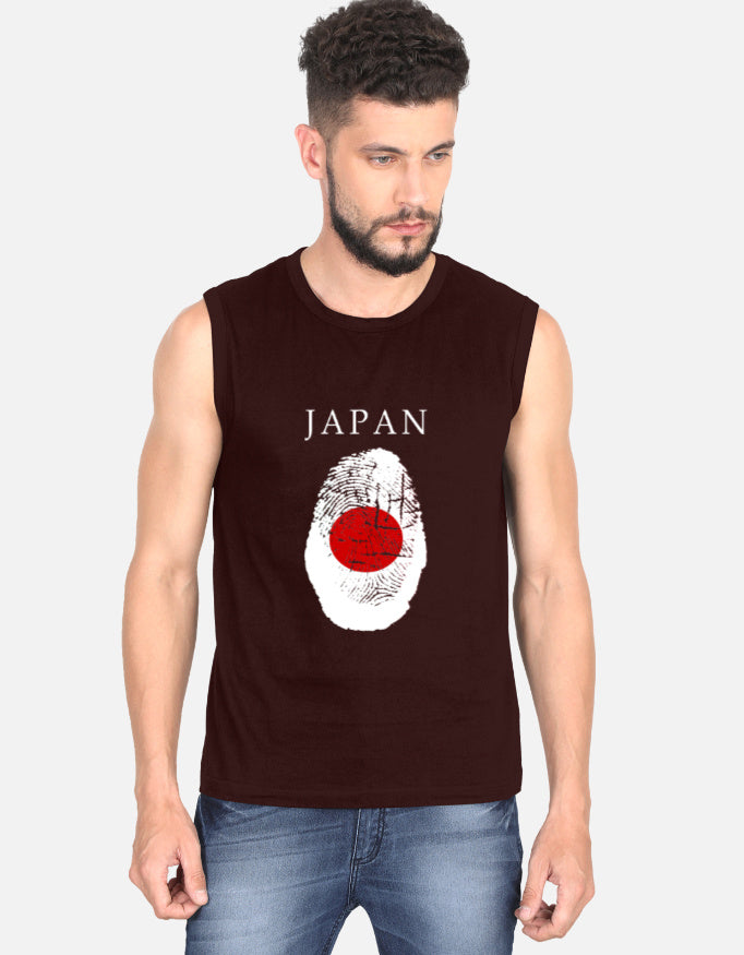C-Labs Japan Sleeveless T-Shirt Maroon Front_1_c_25_4765d891-d2aa-415f-b288-20399c8a6dca