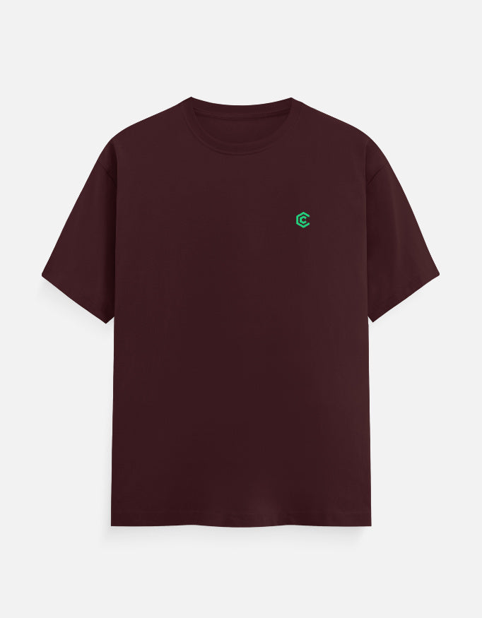 C-Labs C-Signature: The Crest (T-Shirt) Classic Crew T-Shirt Maroon Front_1_c_25_560b9b7f-c975-4870-a28e-21e5e8abd24d