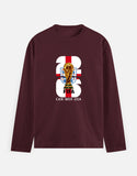 C-Labs England 26 Full Sleeve T-Shirt Maroon Front_1_c_25_5b492a4c-6e32-407a-8c26-9cb15492639d