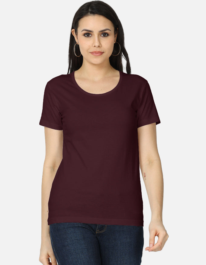 C-Labs C-Standard: Women's Classic T-Shirt (Dark) Women's Classic T-Shirt Maroon Front_1_c_25_5dcab0f8-c562-47b2-a88c-c2fd12257904