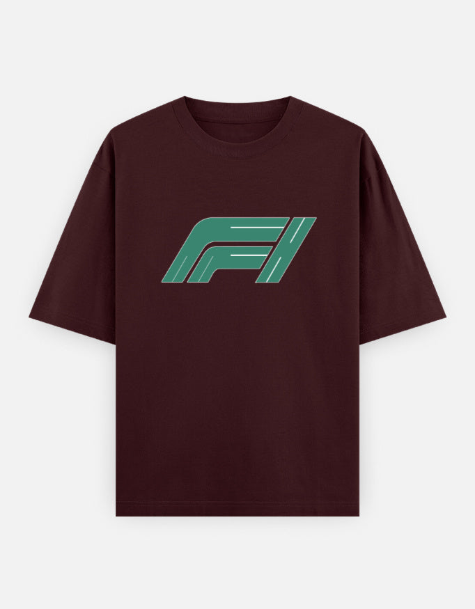 C-Labs F1 Oversized Classic T-Shirt Maroon Front_1_c_25_5f13a486-6469-470c-8cb9-b489f42bca53