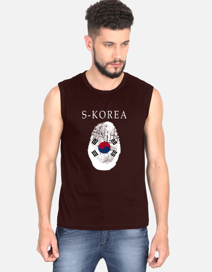 C-Labs South Korea Sleeveless T-Shirt Maroon Front_1_c_25_5fbeb157-1eb2-443f-94f1-60e606ef11f7